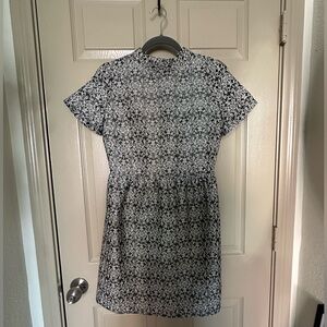 Sister Jane Silver Embroidered Dress S